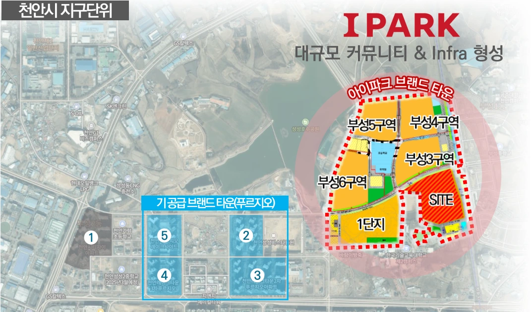 성성지구 아이파크 브랜드 시티 구상도